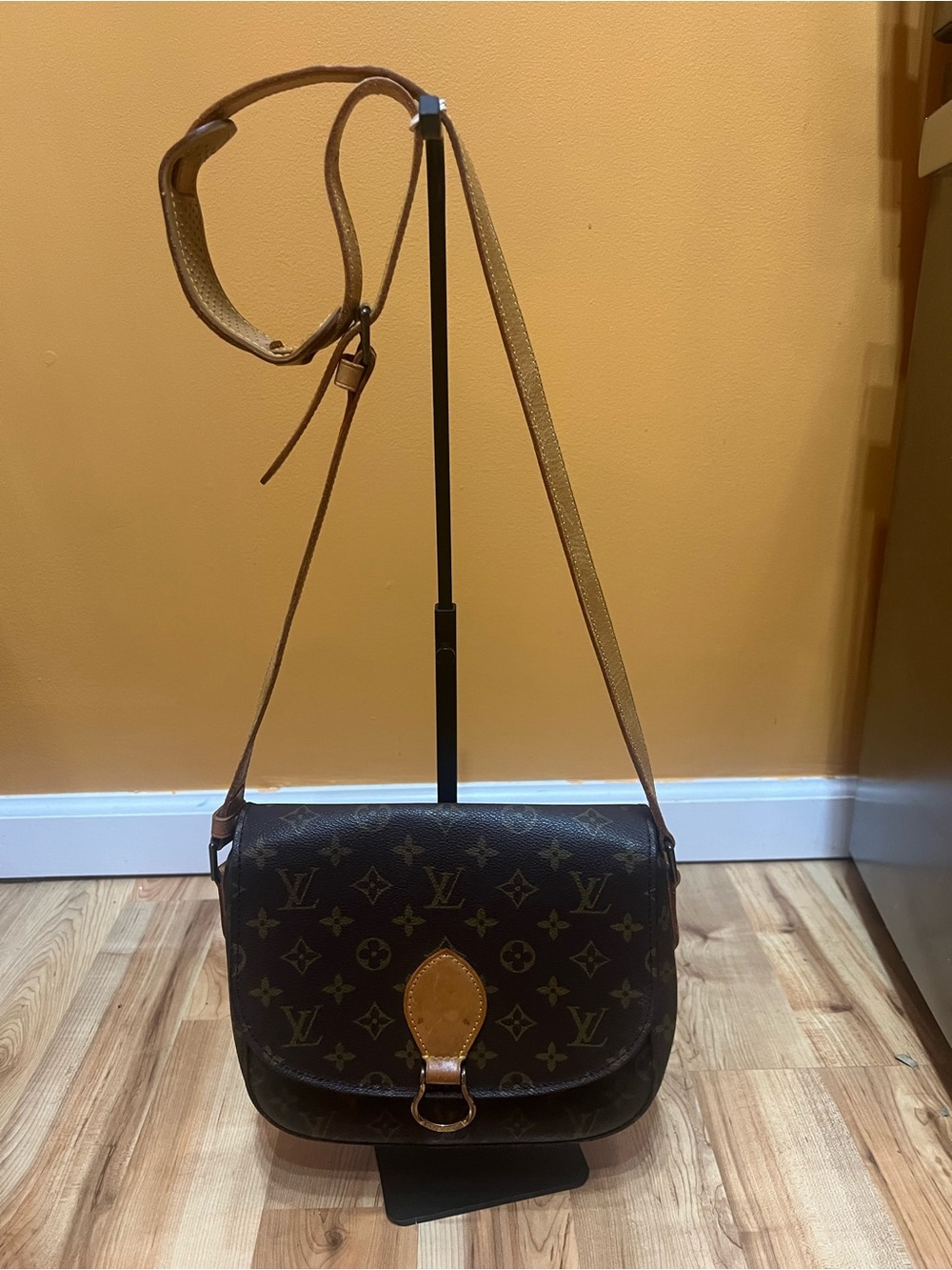 Louis Vuitton Monogram Canvas Brown Crossbody with Tan Trim